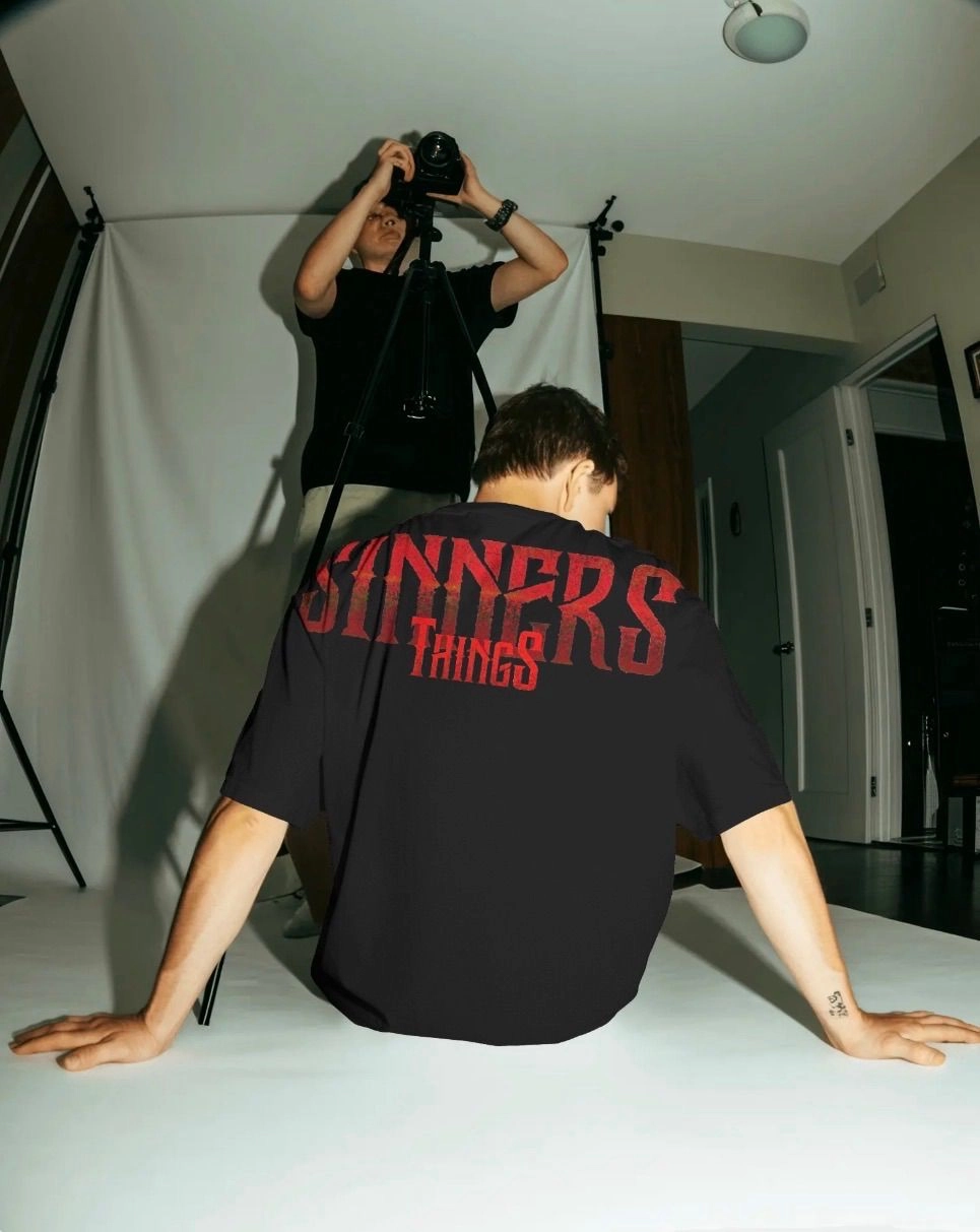 SINNERS THINGS Oversized Premium Tee